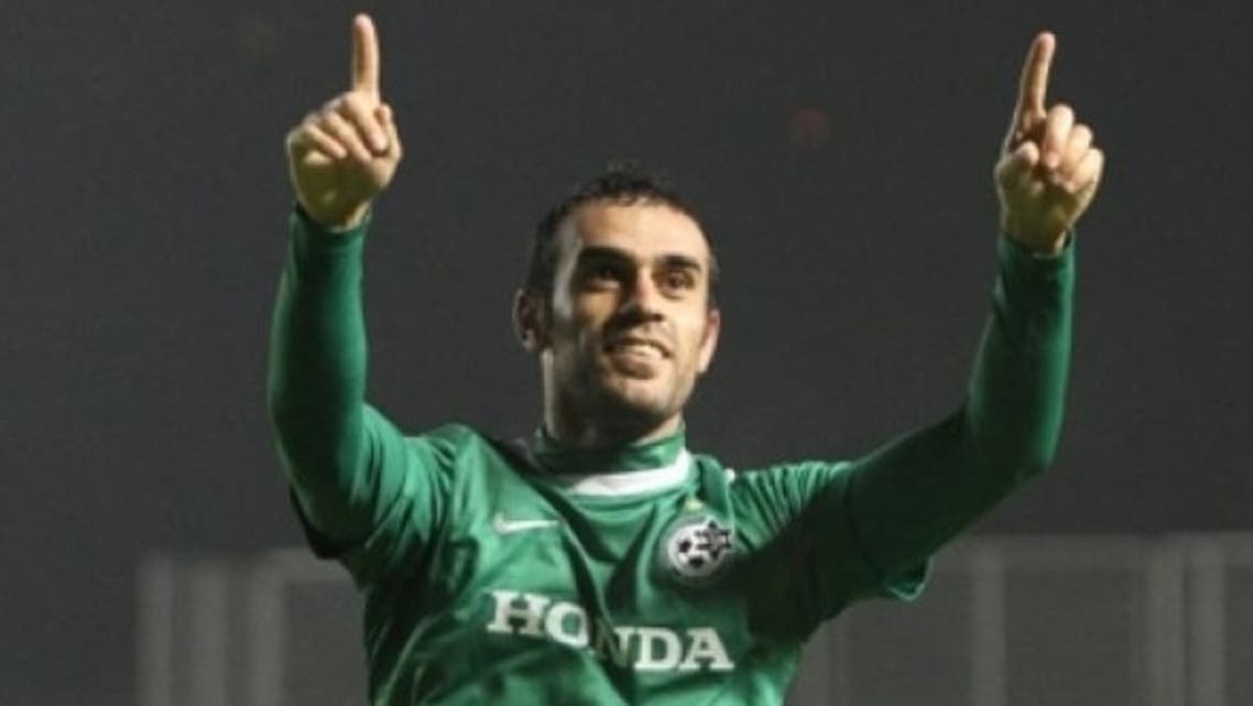 Football player Wiam Amasha currently plays with the Israeli team Maccabi Haifa.(Courtesy of haaretz.com)