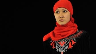 Kyrgyz designers show their new collections of Muslim fashion