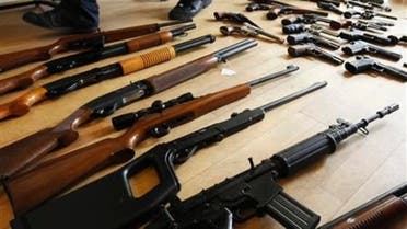 Turkish authorities said they had seized thousands of firearms- including more than 5,000 shotguns and rifles, starting pistols, gunstocks and 10,000 cartridges in a warehouse by the Syrian border. (Reuters)