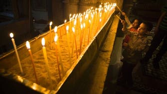Christian worshippers celebrate Easter Sunday in Jerusalem, Gaza and Bethlehem