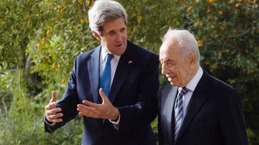 Kerry Peres Israel Mideast peace process