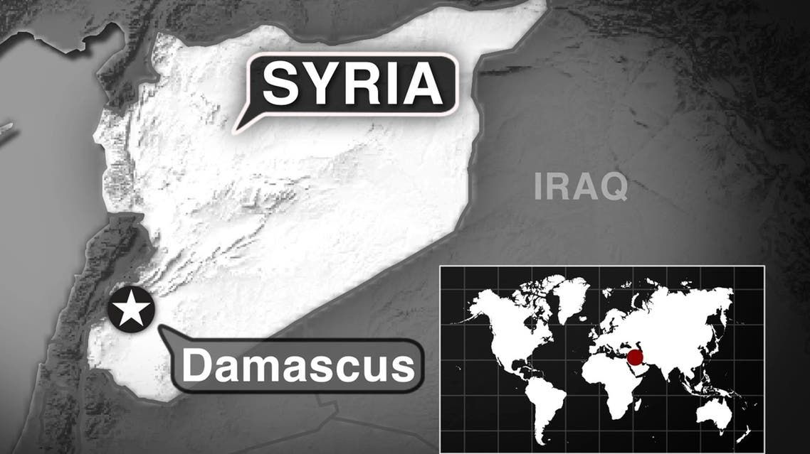 Syria Damascus AP MAP