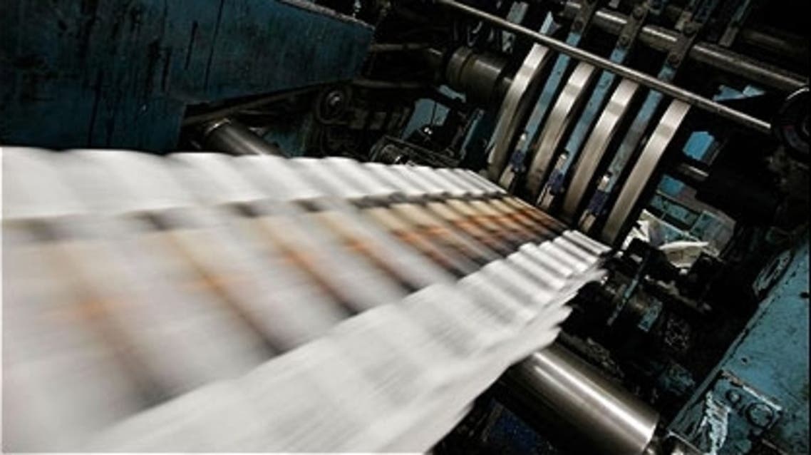 Printing press (Image courtesy Getty)