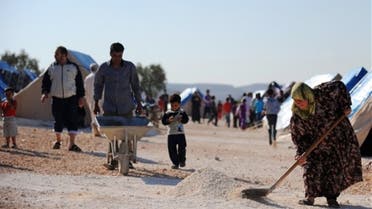 Syrian refugees in Turkey camp (AFP)