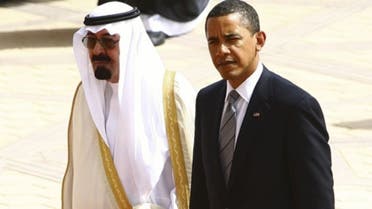 Saudi King Abdullah and Obama (AFP)