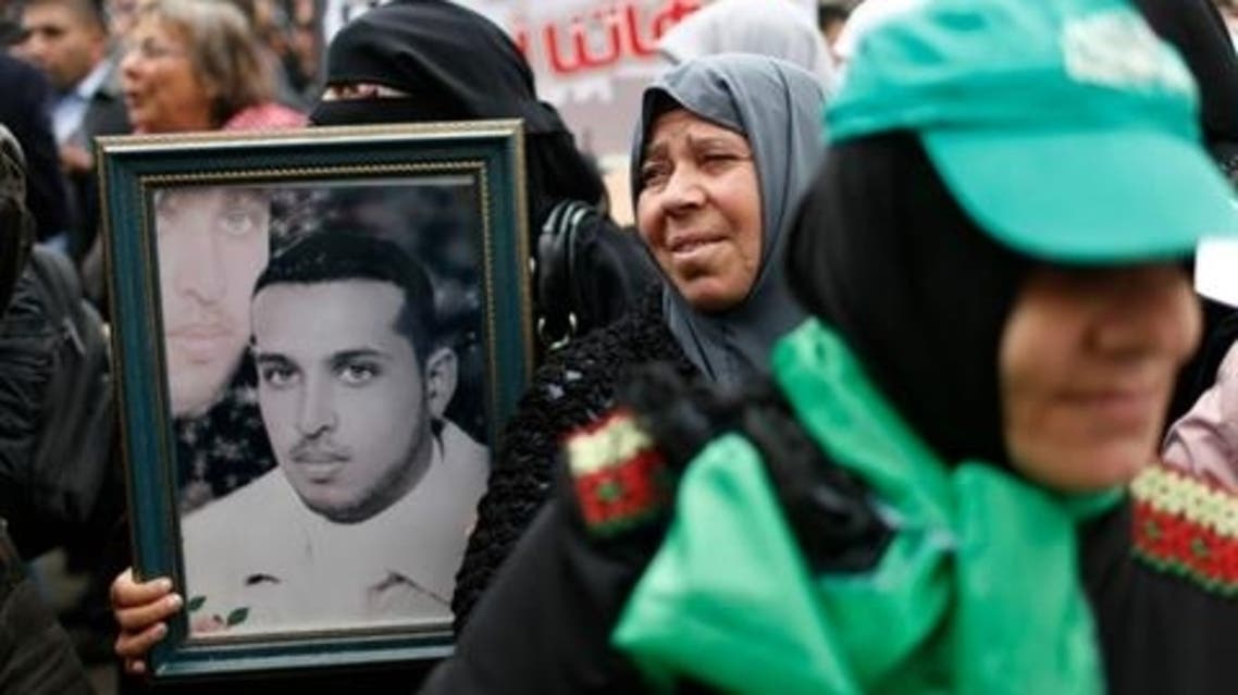 Palestinian women take part in a rally marking Palestinian Prisoners Day in Gaza City April 17, 2013. (Reuters)