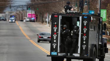 Boston bombing tactical vehicles REUTERS
