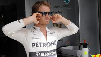 Rosberg puts Mercedes on pole in Bahrain F-1