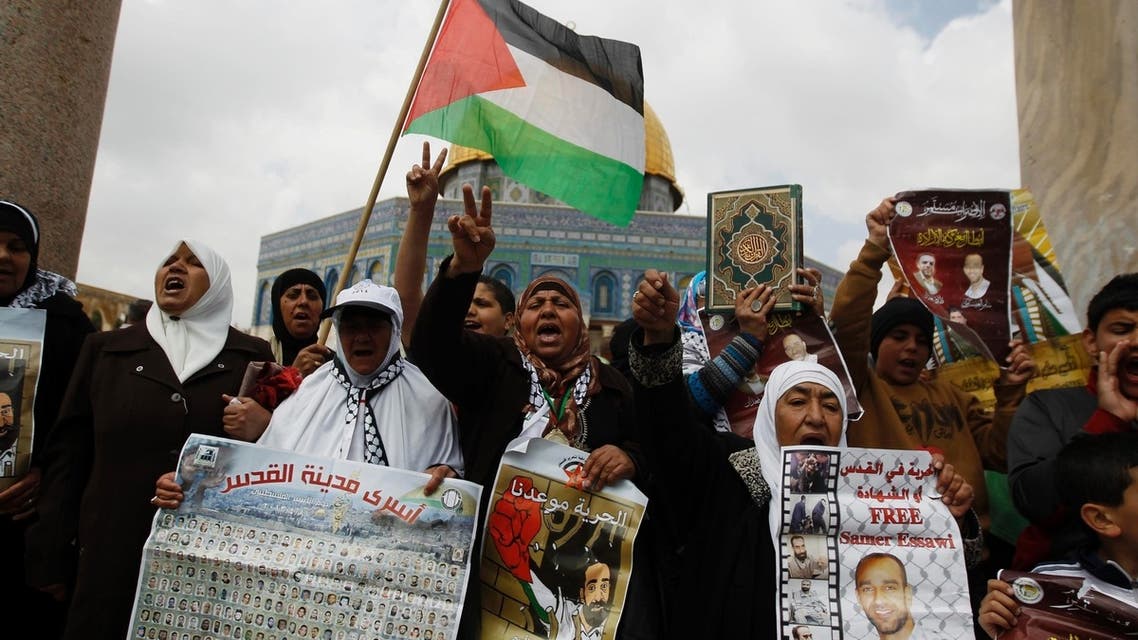 palestinian protesters