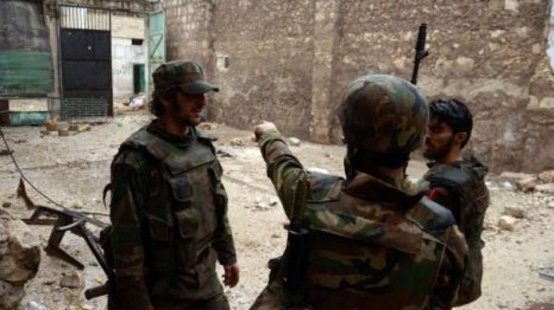 Syrian army soldiers