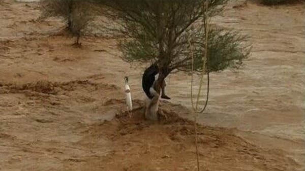 سيول حائل ولحضة الانقاذ