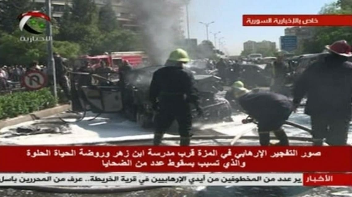 تفجير في دمشق