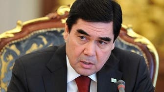 Turkmen president extends personality cult to horse racing