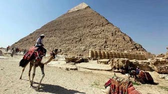 World famous Giza pyramids get a spring clean