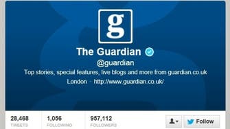 UK: Guardian newspaper’s Twitter feeds hacked