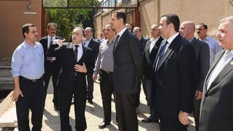 Syria’s Assad makes rare public visit for Labor Day 