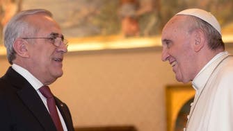 Pope Francis meets Lebanese President Michel Suleiman