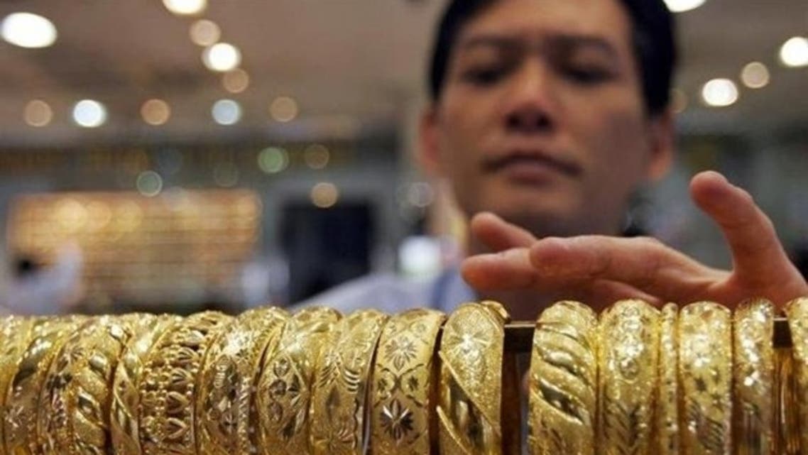 Gold prices approach a two-week high in Singapore. (Reuters)