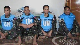 U.N says four peacekeepers seized in Golan Heights