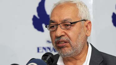 Tunisian Ennahda Islamist party's leader, Rached Ghannouchi speaks during a press conference on May 15, 2013 in Tunis. (AFP)