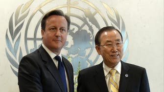 Video: Cameron calls for peace talks pressure on Syrian rivals