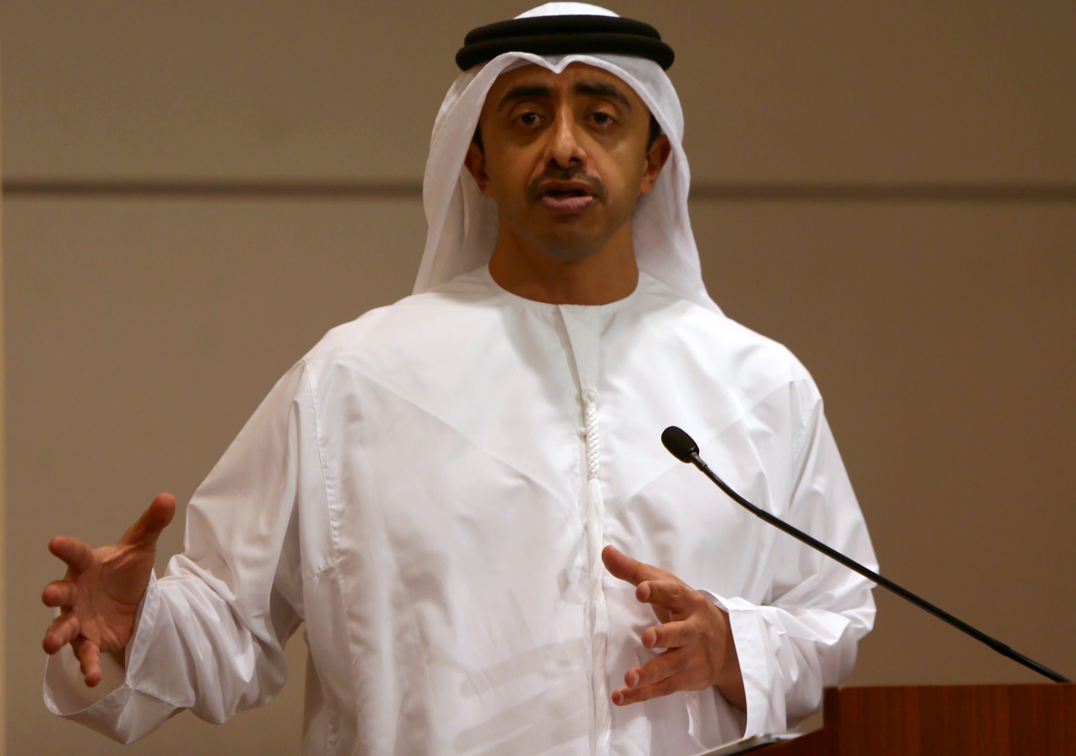 Sheikh Abdullah Bin Zayed al-Nahyan AFP