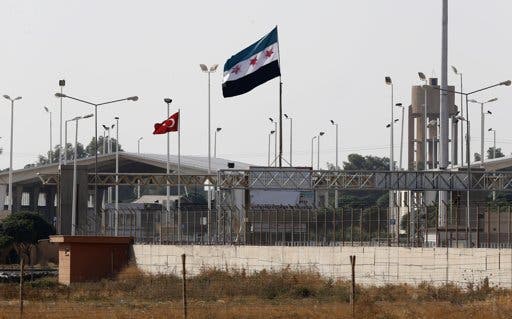 الحدود بين سوريا وتركيا