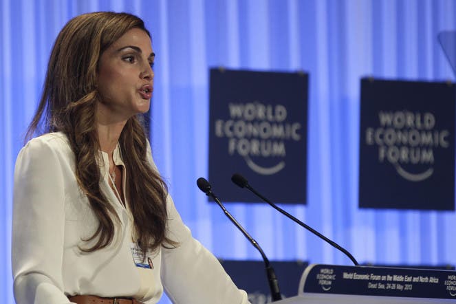 Jordan’s Queen Rania calls for action on Arab unemployment - Al Arabiya ...