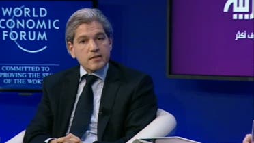 Aldo Flores-Quiroga speaking at an Al Arabiya panel at the World Economic Forum in Jordan. (Photo courtesy: WEF)