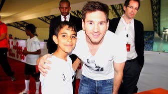 ‘Baghdad Messi’ child actor meets football superstar