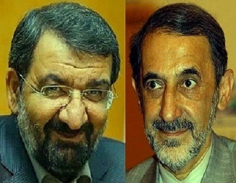 محسن رضائي وعلي أكبر ولايتي