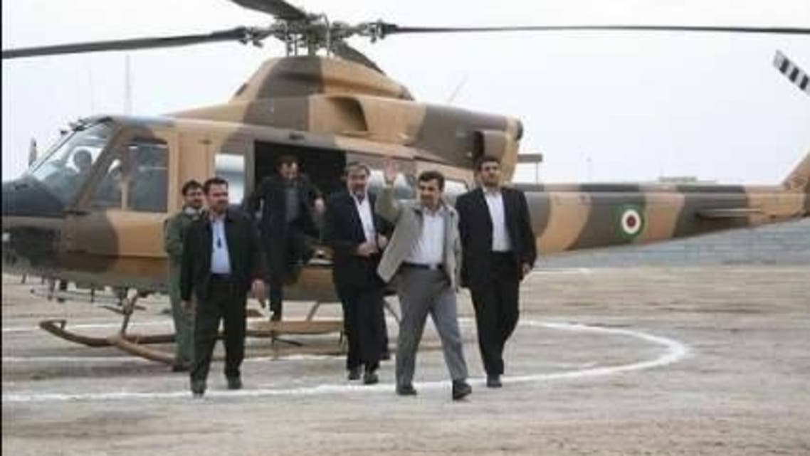 مروحية الرئيس الإيراني تهبط اضطراريا في شمال شرق طهران