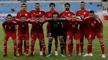 Lebanon's national team posie for a picture during the 2015 Asian Cup qualifier match against Thailand, in Beirut, Lebanon, Friday March 22, 2013. (AP Photo/Hussein Malla)  Read more: http://www.dailystar.com.lb/Sports/Football/2013/Mar-26/211523-lebanon-defeated-1-0-by-uzbekistan-in-world-cup-qualifier.ashx#ixzz2V3QqCCNW (The Daily Star :: Lebanon News :: http://www.dailystar.com.lb)