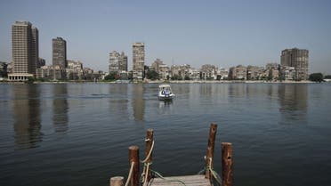 Taxi Nile boat rides through the waters of the Nile river on May 19, 2013 in Cairo. (AFP)