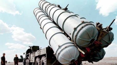 An S-300 missile of the kind being sent to Syria, pictured at a military training ground in Russia. (AFP)