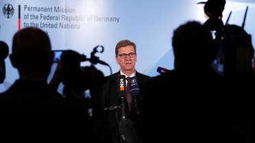 German Foreign Minister Guido Westerwelle speaks during a news conference in New York, June 3, 2013. Reuters