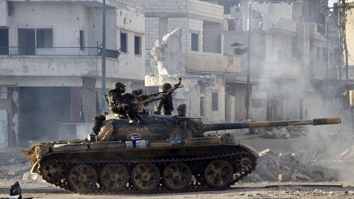 Syrian army in Qusayr