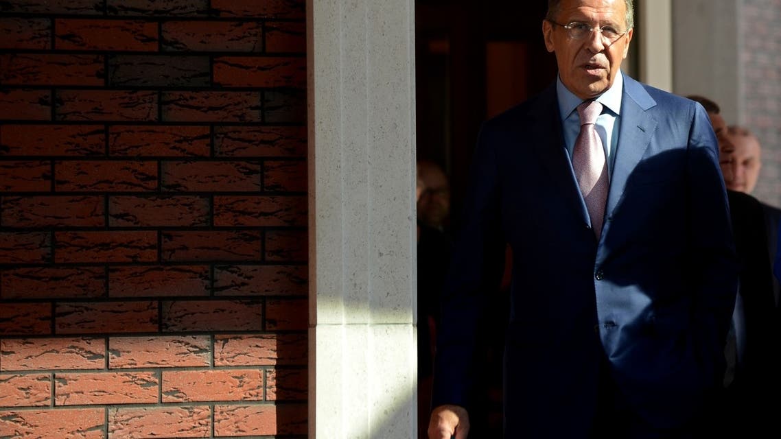 Russia's Foreign Minister Sergei Lavrov arrives for the Baltic Sea States summit in Kaliningrad on June 6, 2013. AFP
