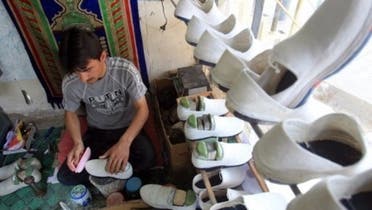 Kurds shoes AFP