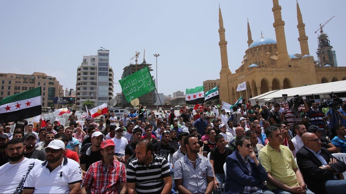 تظاهرات اللبنانيين ضد حزب الله