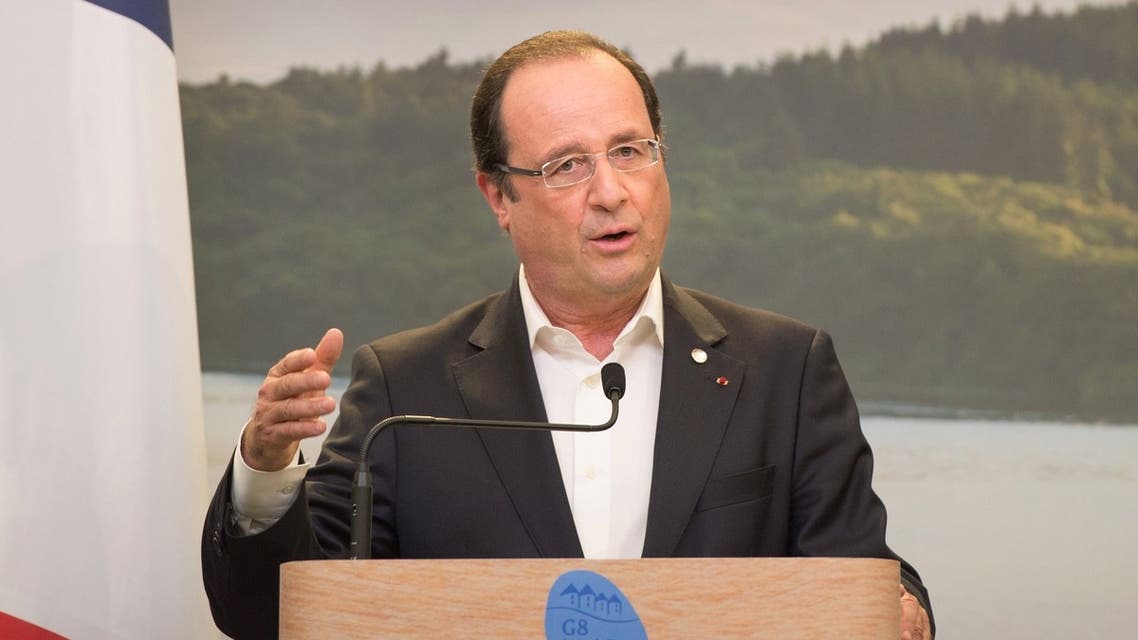 Francois Hollande at G8