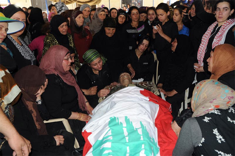 في عزاء الرقيب الأول عبد الكريم قبلان الطعيمي