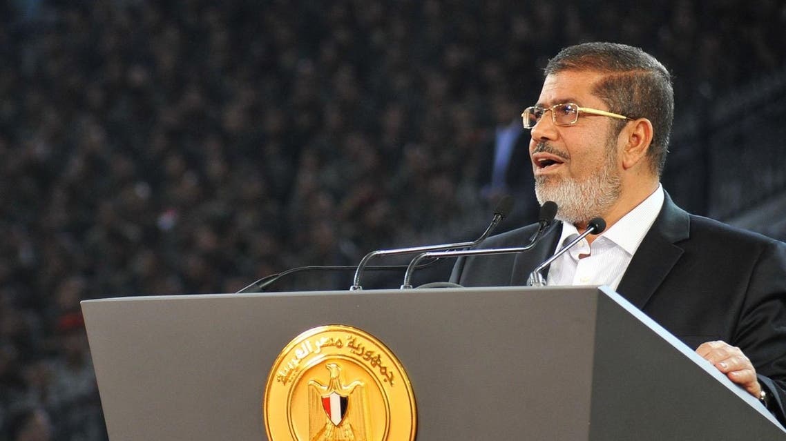 مرسي في احد خطاباته