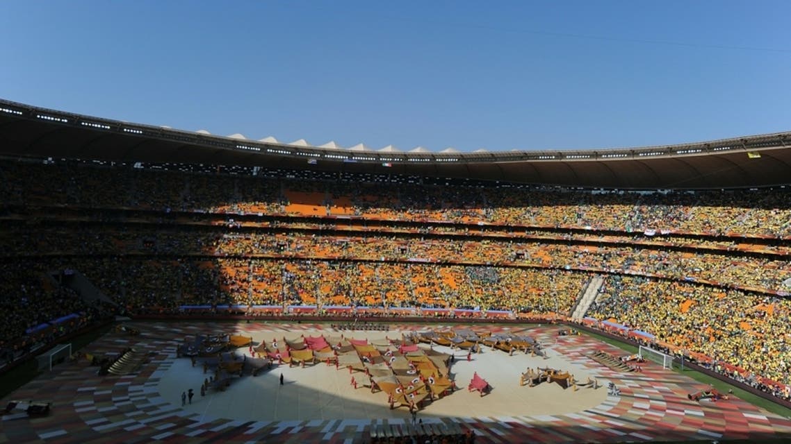 Entertainers perform during the opening ceremony of the 2010 FIFA World Cup on June 11, 2010 at Soccer City stadium in Soweto, suburban Johannesburg. (File photo: AFP)