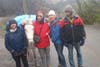 Andrew and his friends hiking the Atlas mountain chains to Mount Toubkal. (Exclusive to Al Arabiya)