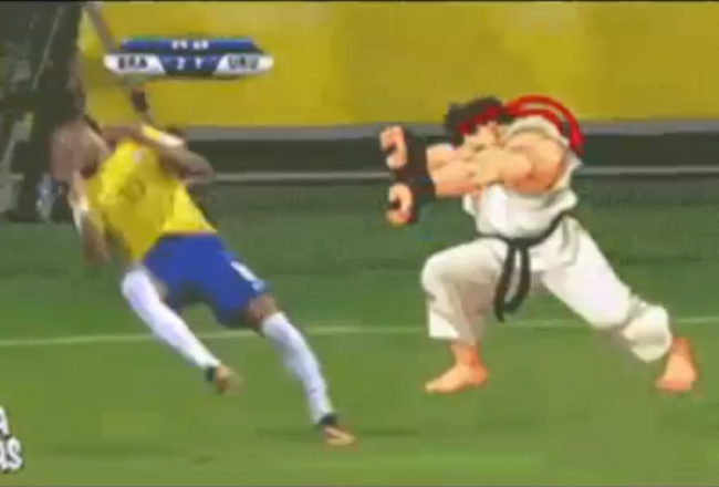 مشهد من شريط الفيديو المركب