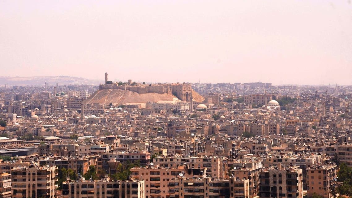 A general view of Al Zibdeh and Jisr Al-Haj, controlled by Free Syrian Army fighters, in Aleppo June 29, 2013. (Syria)