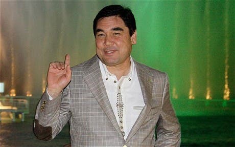 Turkmen president Gurbanguly Berdymukhamedov