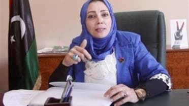 Former deputy minister of social affairs Bahiya Kanoun is pictured in her office in Tripoli May 13, 2013. (Reuters)