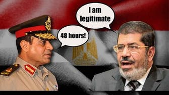 Egypt’s military, opposition chiefs hold crisis meeting as ultimatum looms